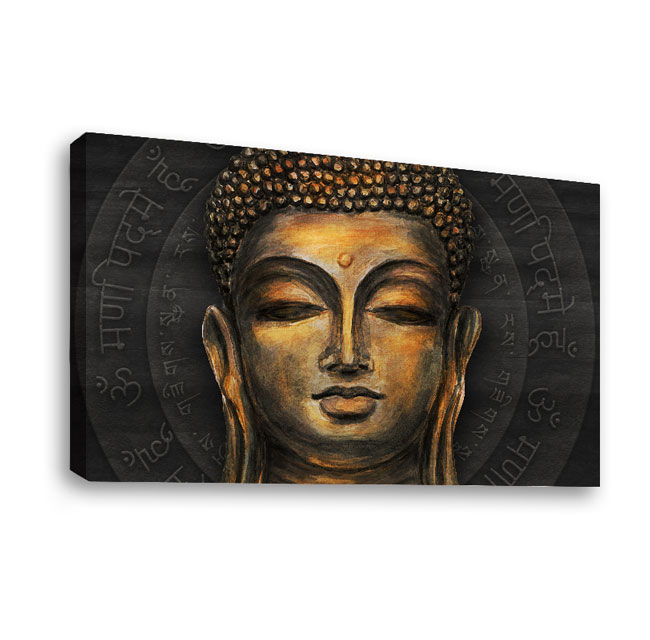 Cuadro Buda dorado negro – Yes Stamp